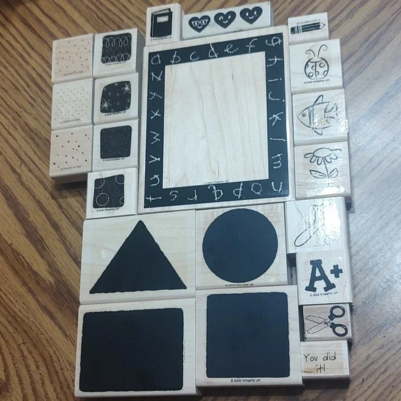 Wood Mount Stampin' Up Stamps - Picture 1 of 9